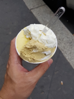 Last gelato in Italy.
